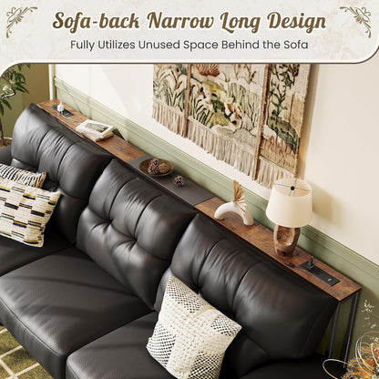 Narrow Console Table Behind Couch