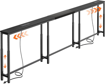 Narrow Console Table Behind Couch