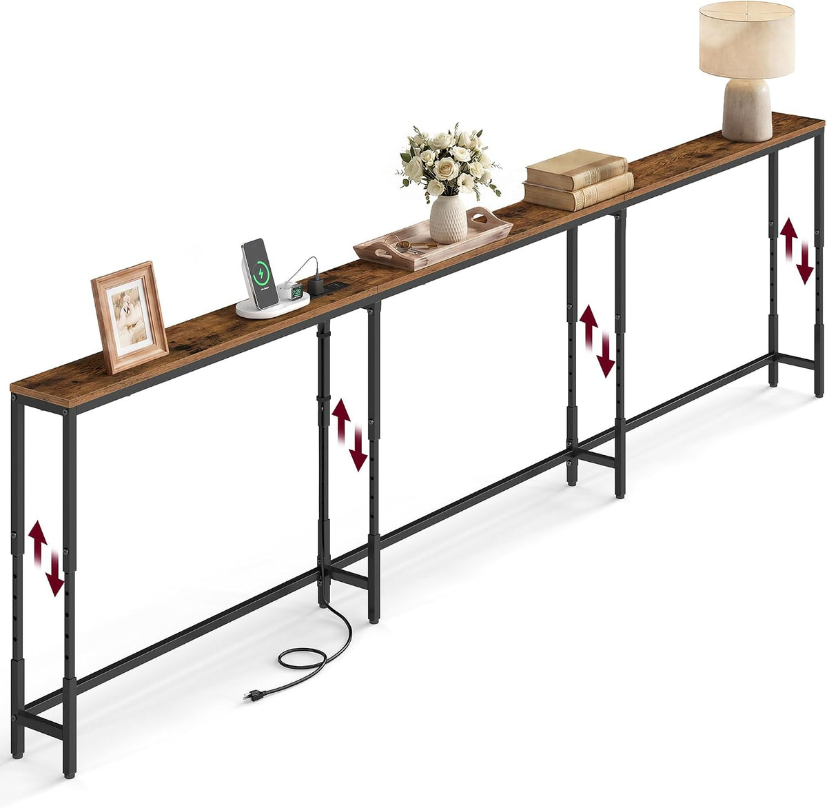 Narrow Console Table Behind Couch