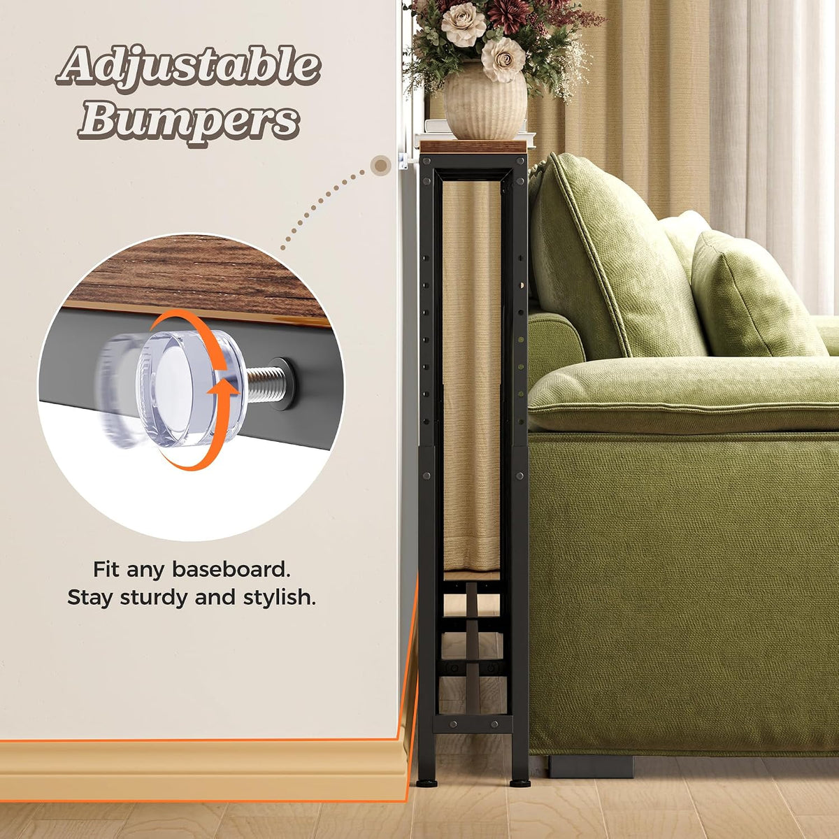 Narrow Console Table Behind Couch