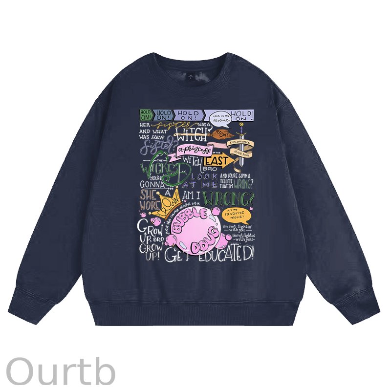 Hold On The Wicked Witch of the East Bro 100% Cotton Fleece Sweatshirt