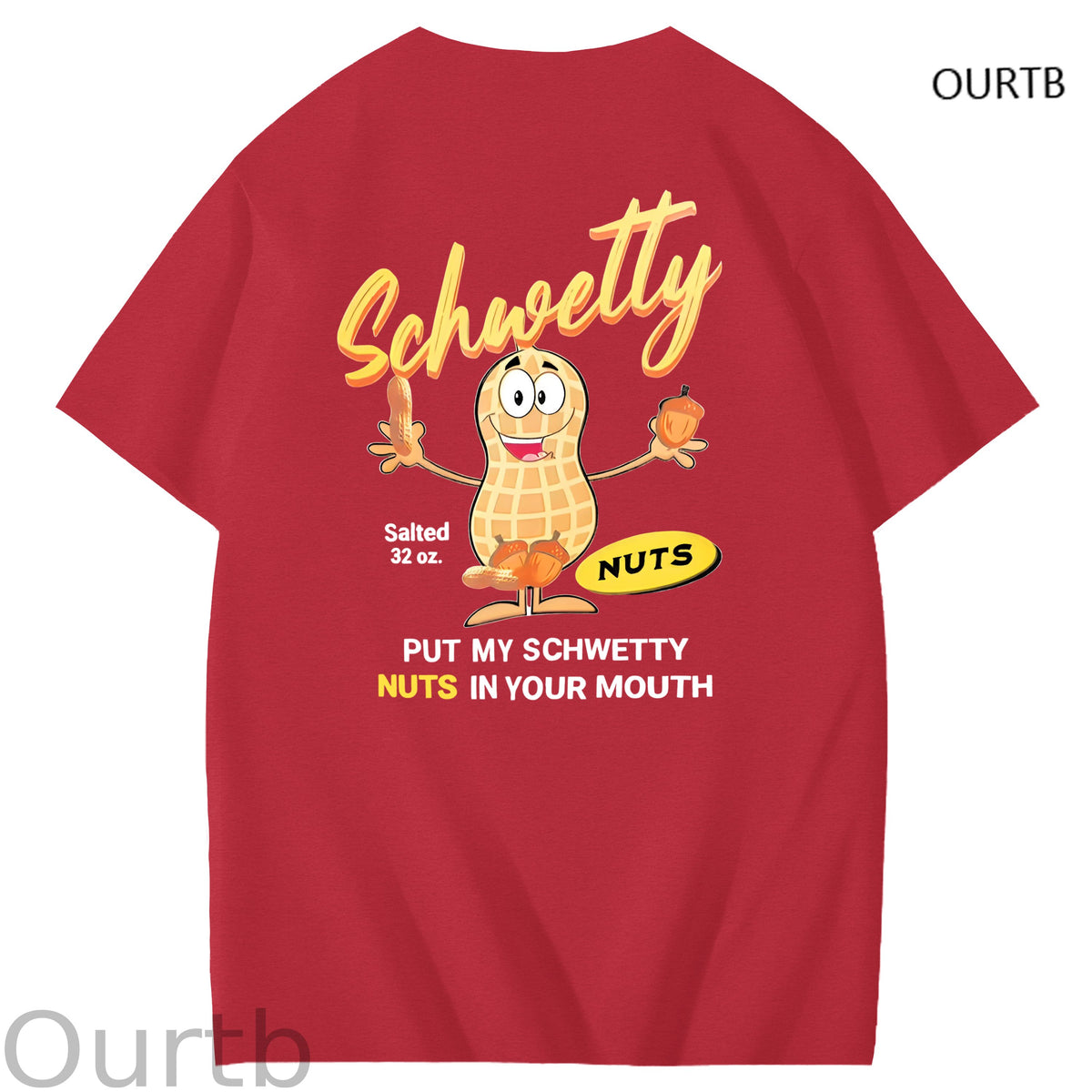 Schwetty Put My Schwetty Nuts In Your Mouth Art Pattern Print T-Shirt