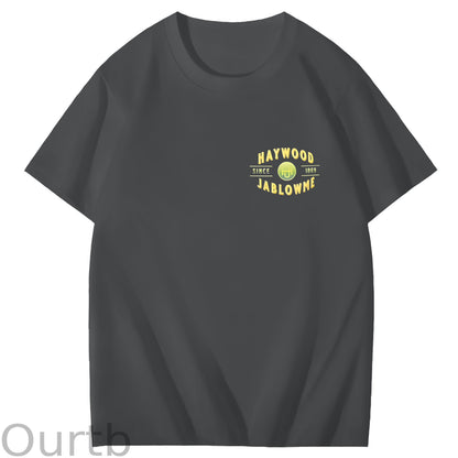 Haywood Since 1869 Jablowme Timber Co Art Pattern Print T-Shirt