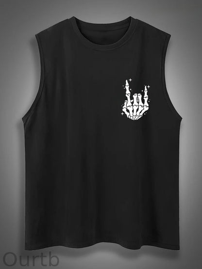 Just A Dad Who Always Came Back With The Milk Print Cotton Sleeveless Tank Tops