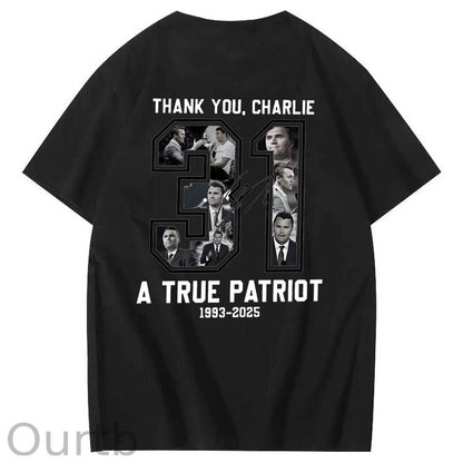 A Ture Patriot   Pattern100% Cotton T-Shirt