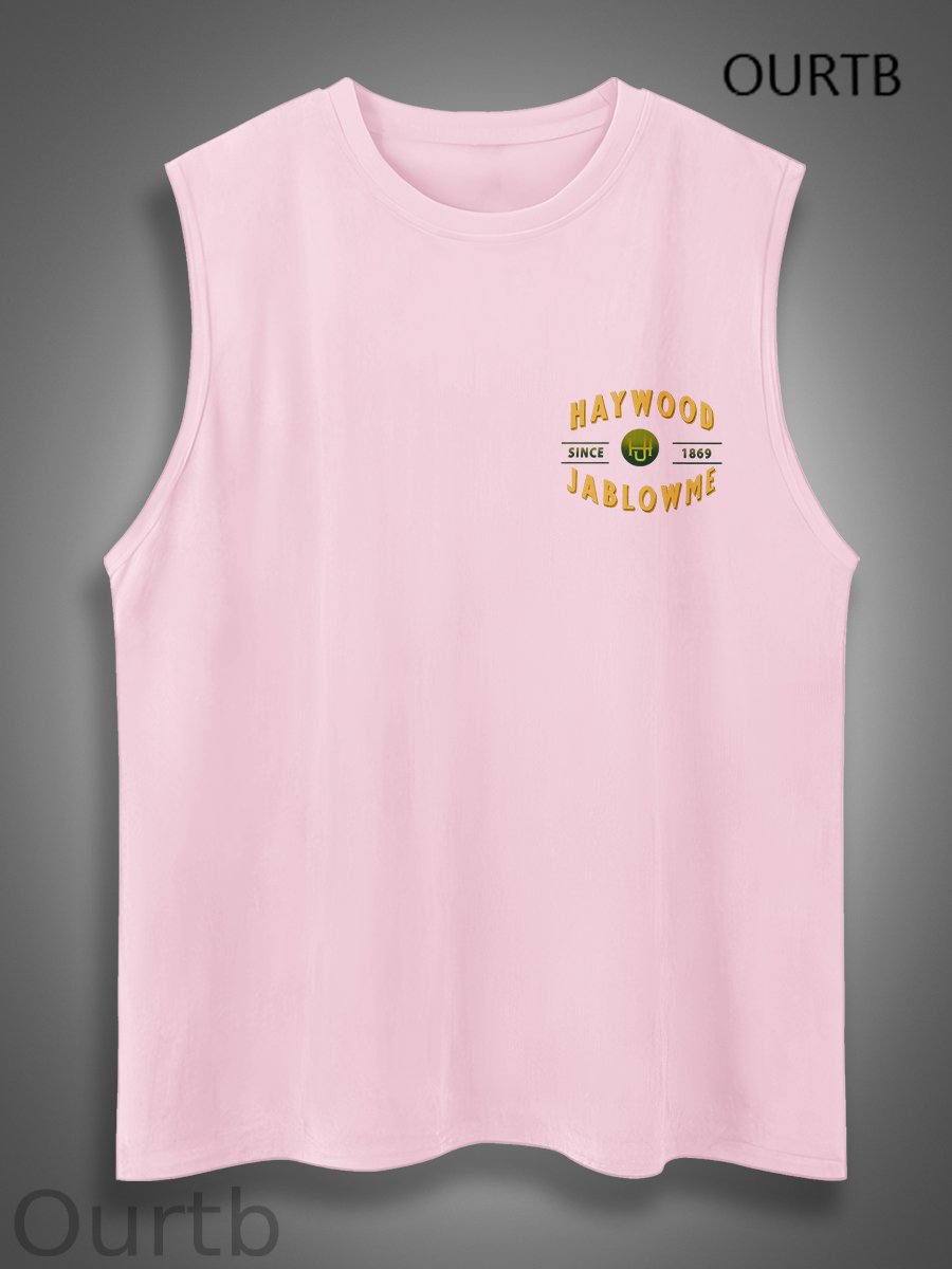 Haywood Since 1869 Jablowme Timber Co Art Print Cotton Sleeveless Tank Tops