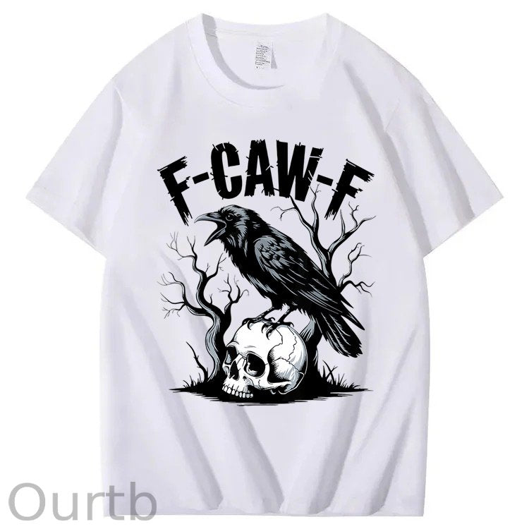 F-Caw-F Crow 100% Cotton T-Shirt
