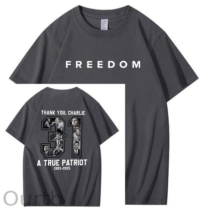 A Ture Patriot   Pattern100% Cotton T-Shirt