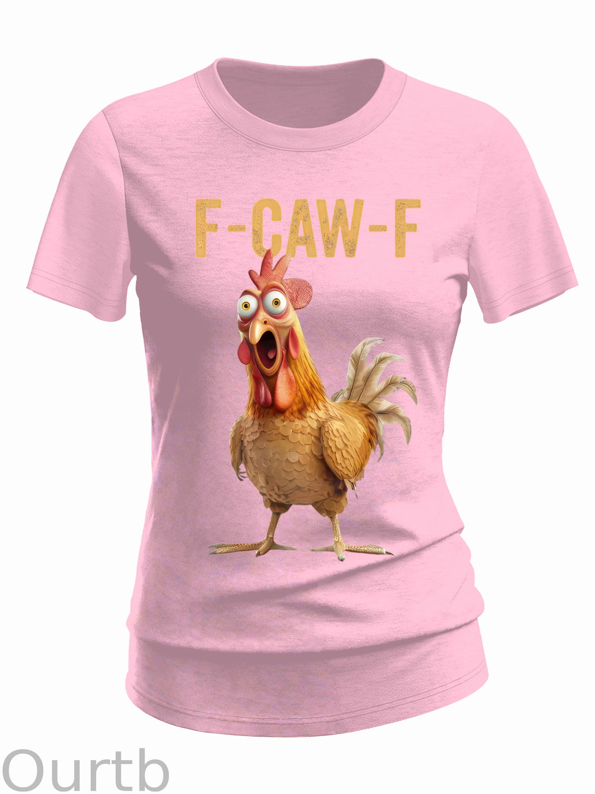 F-Caw-F Chicken Cotton Blend T-Shirt