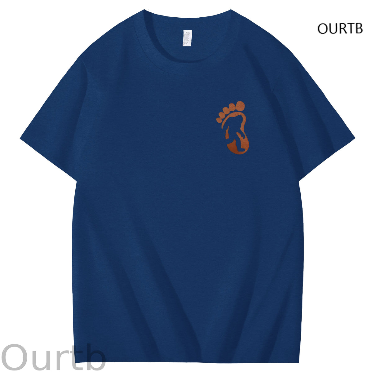 Bigfoot Grabbed My Weiner Art Pattern Print T-Shirt
