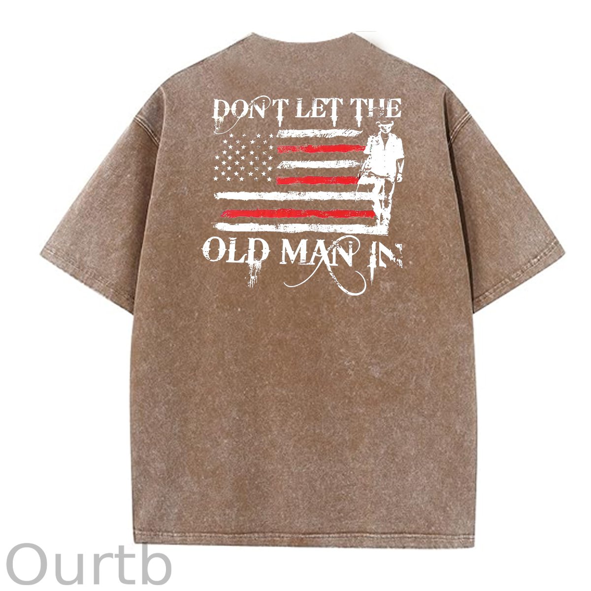 Don't Let The Old Man In Pattern Crew Neck T-Shirt