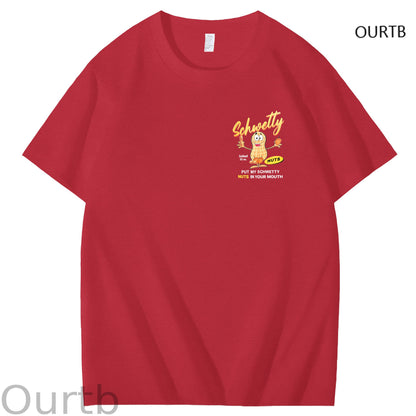 Schwetty Put My Schwetty Nuts In Your Mouth Art Pattern Print T-Shirt