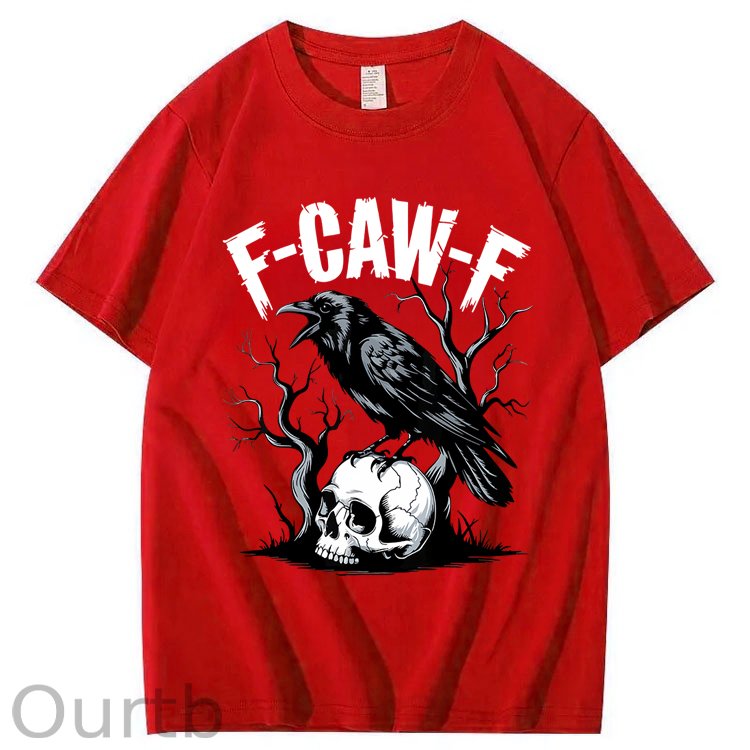 F-Caw-F Crow 100% Cotton T-Shirt