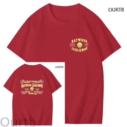 Haywood Since 1869 Jablowme Timber Co Art Pattern Print T-Shirt