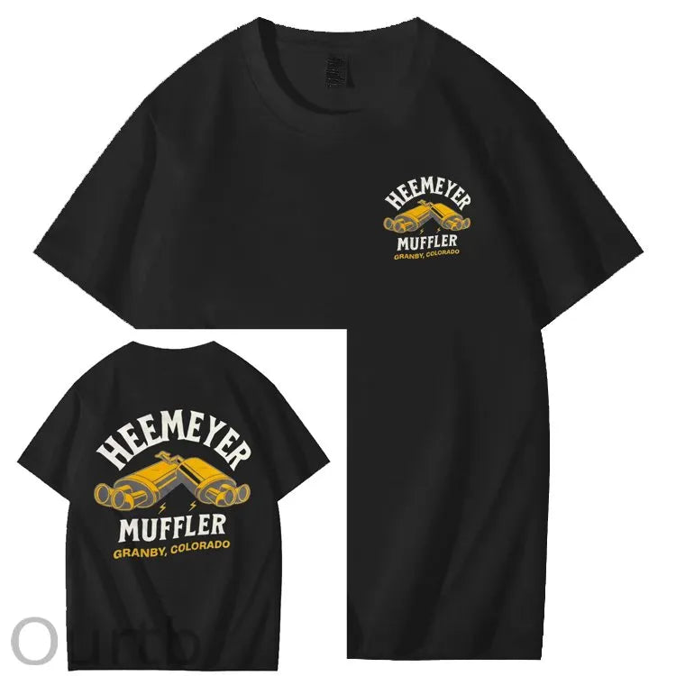 Heemeyer Muffler Granby Colorado Art Pattern Print T-Shirt