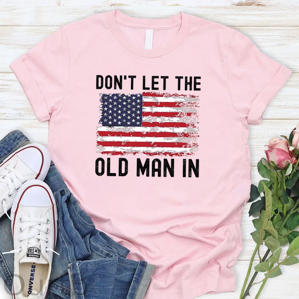 Don't Let The Old Man In  Pattern Round-Neck T-Shirt