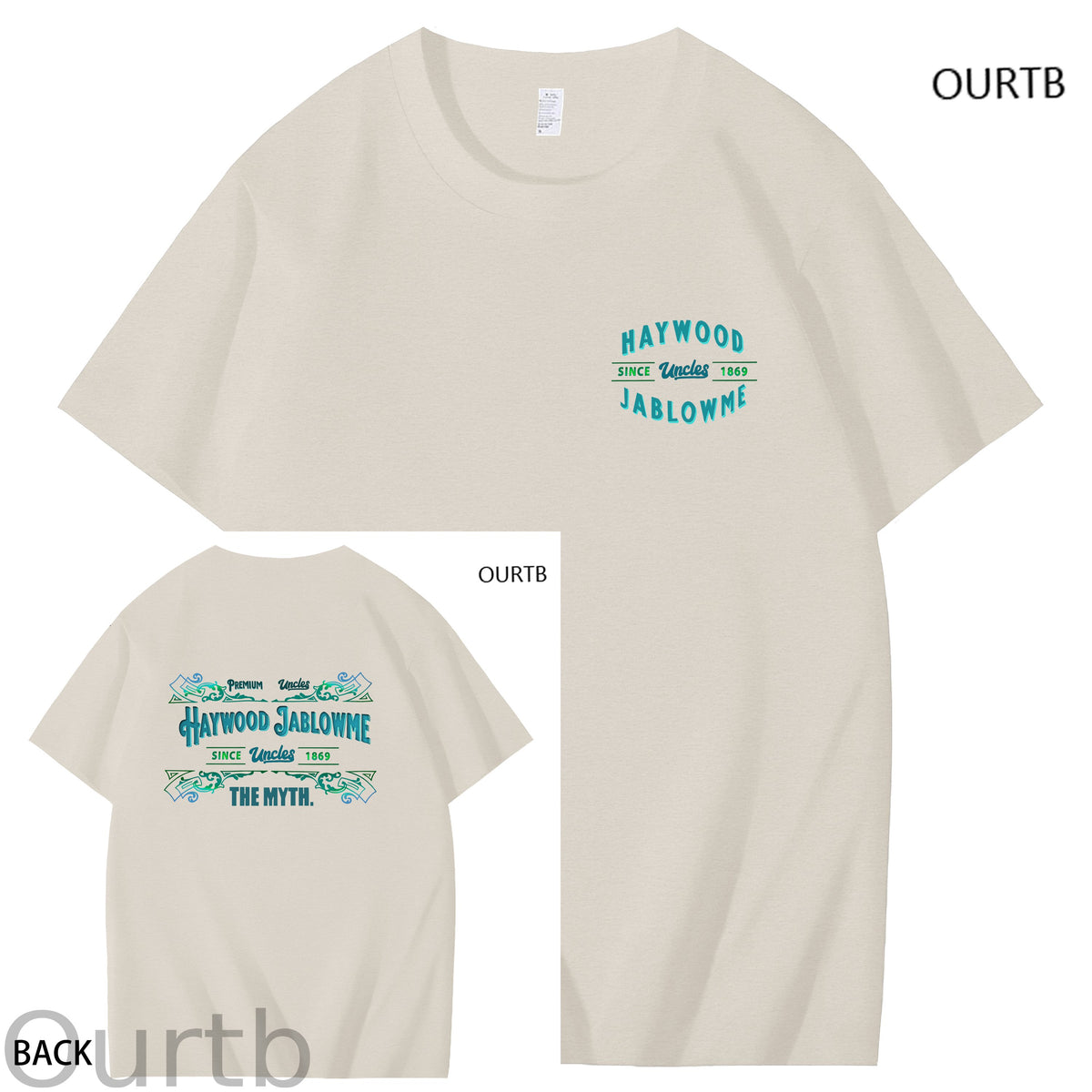Premium Uncles Haywood Jablowme Since 1869 Uncles The Math Funny Adult Art Pattern Print T-Shirt
