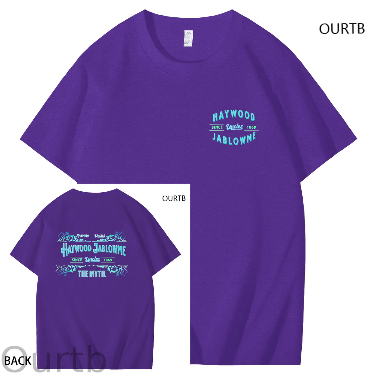Premium Uncles Haywood Jablowme Since 1869 Uncles The Math Funny Adult Art Pattern Print T-Shirt