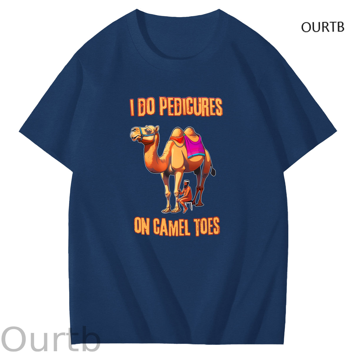 I Do Pedicures On Camel Tops Art Pattern Print T-Shirt