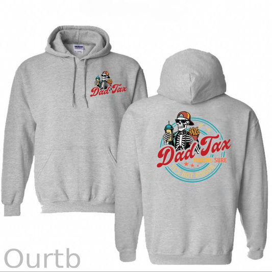 Dad Tax Pattern Classic Hoodie