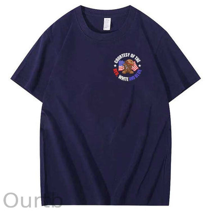 We'll Put A Boot In Your Ass  Pattern Print 100%Cotton T-Shirt