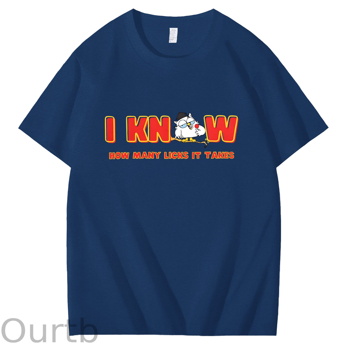 I Knew How Many Licks It Takes Art Pattern Print T-Shirt