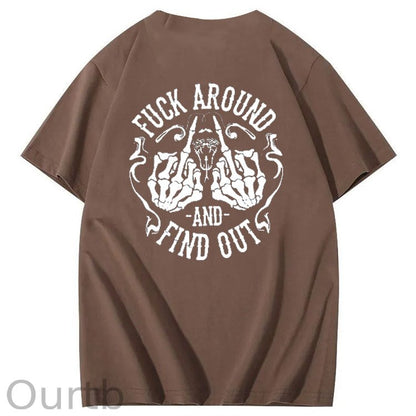 100%Gen X Pattern Print Crew Neck T-Shirt