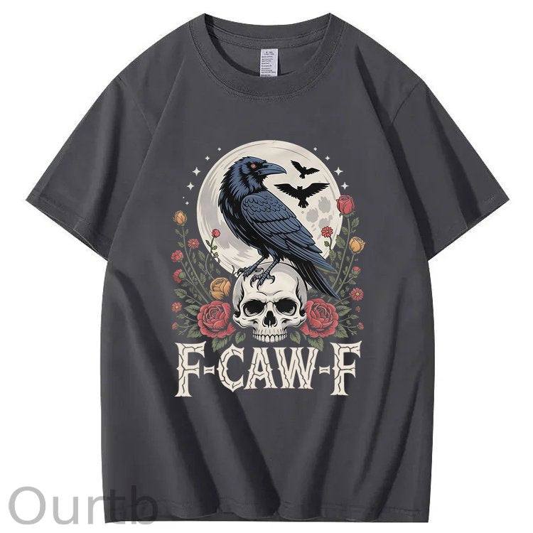 F-Caw-F Crow 100% Cotton T-Shirt