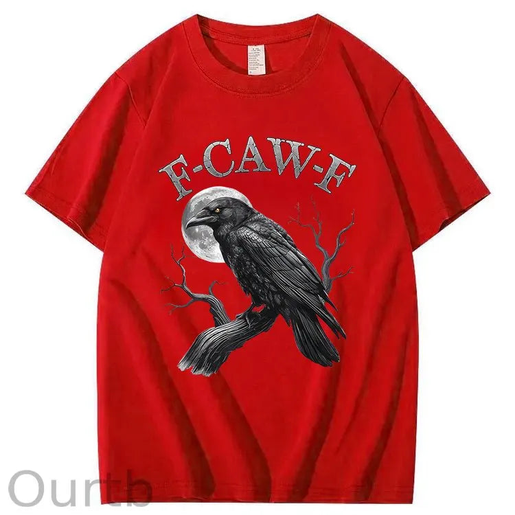 F-Caw-F Crow 100% Cotton T-Shirt