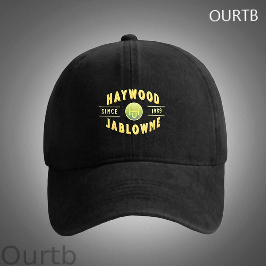 Haywood Jablowme Since 1869 Timber Co Funny Art Print Unisex Distressed Cotton Washed Art Print Hat