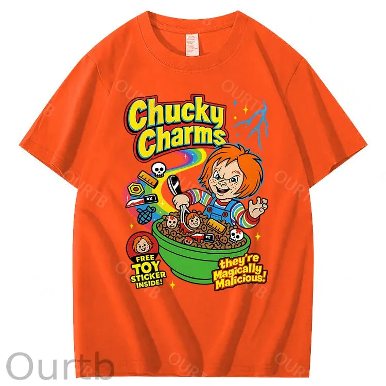 Chucky Charms Halloween 100% Cotton T-Shirt