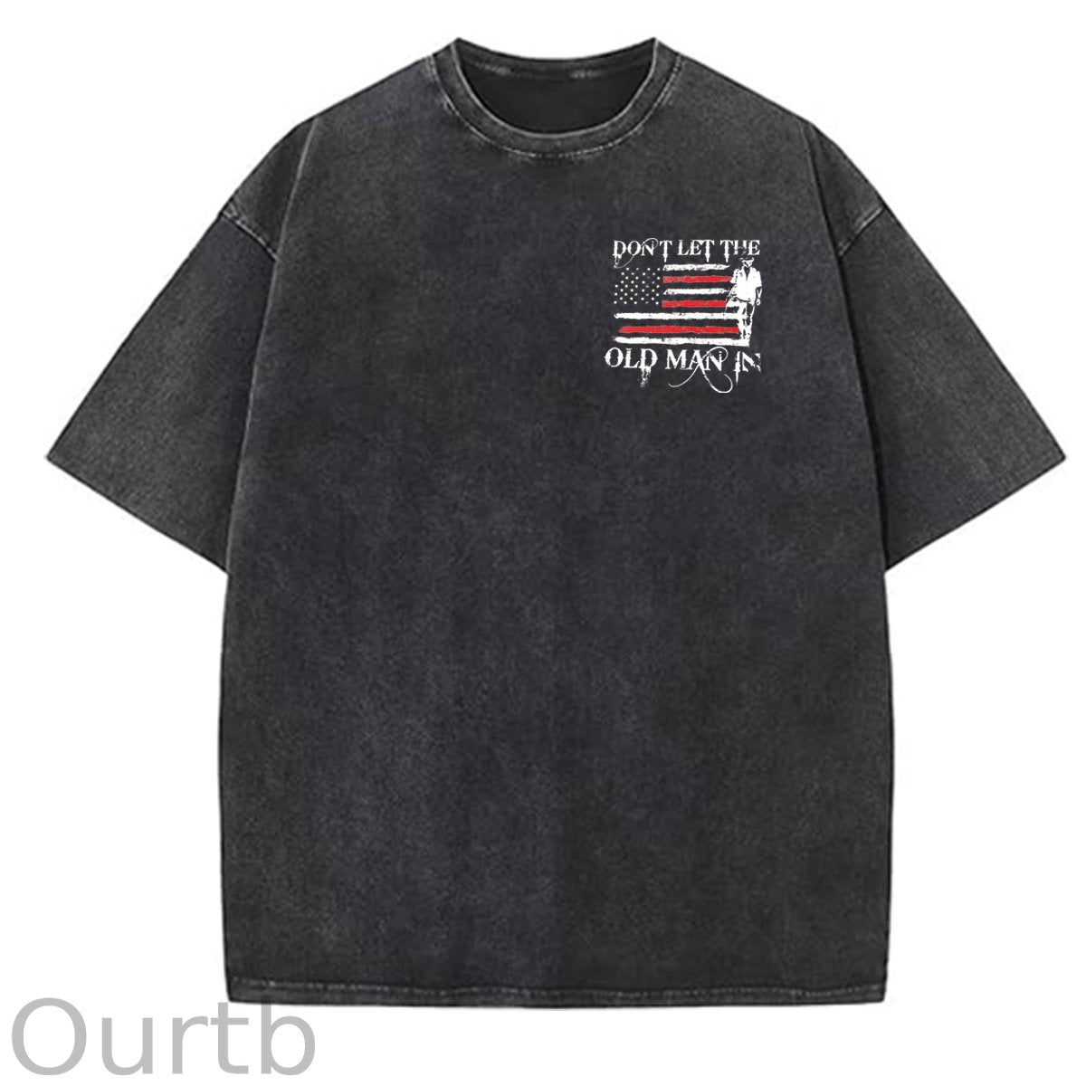 Don't Let The Old Man In Pattern Crew Neck T-Shirt