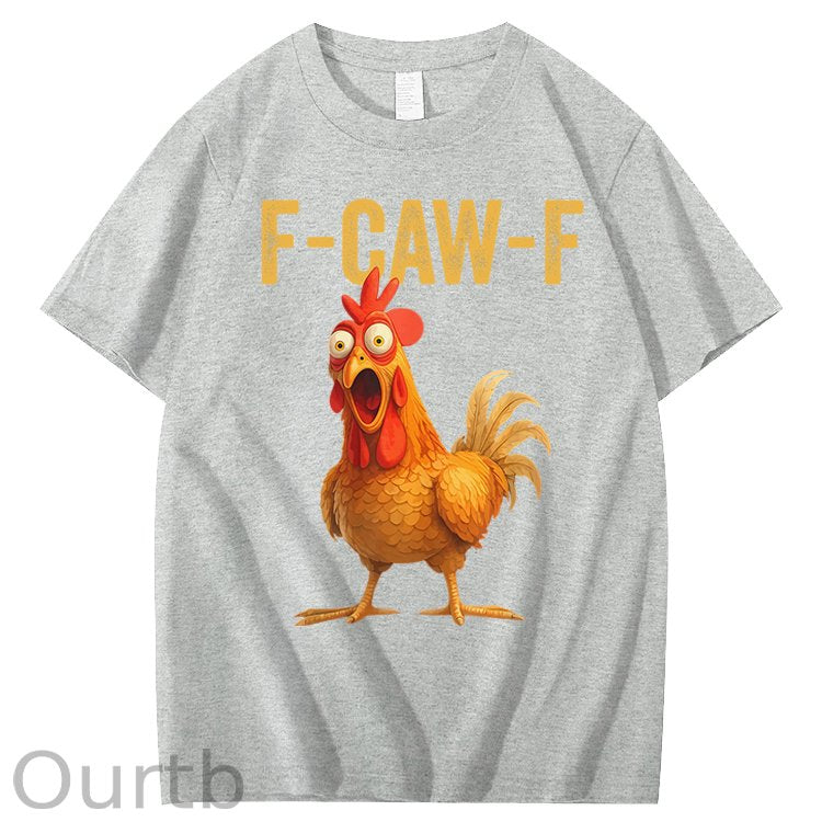 F-Caw-F Chicken 100% Cotton T-Shirt