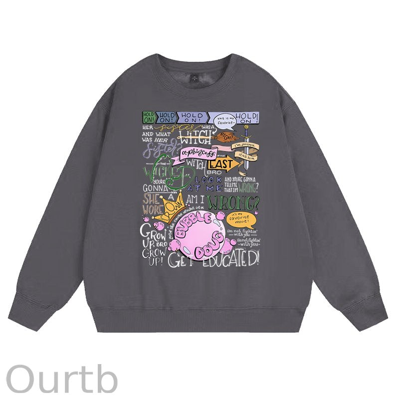Hold On The Wicked Witch of the East Bro 100% Cotton Fleece Sweatshirt