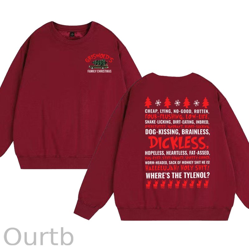 Griswold Christmas 100% Cotton Fleece Sweatshirt