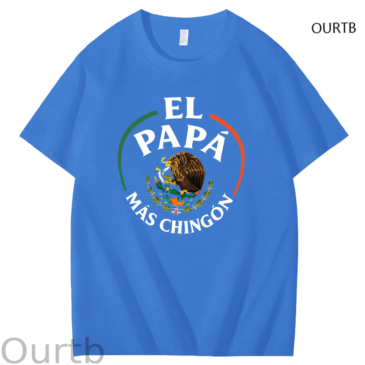El Papa Mas Chingon Funny Art Pattern Print T-Shirt