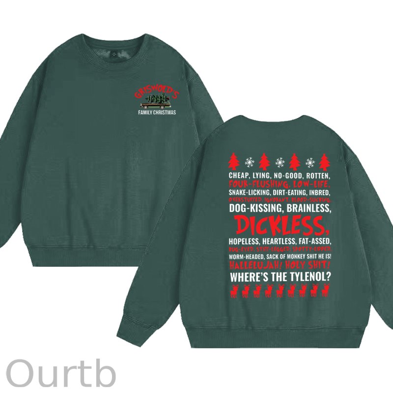 Griswold Christmas 100% Cotton Fleece Sweatshirt