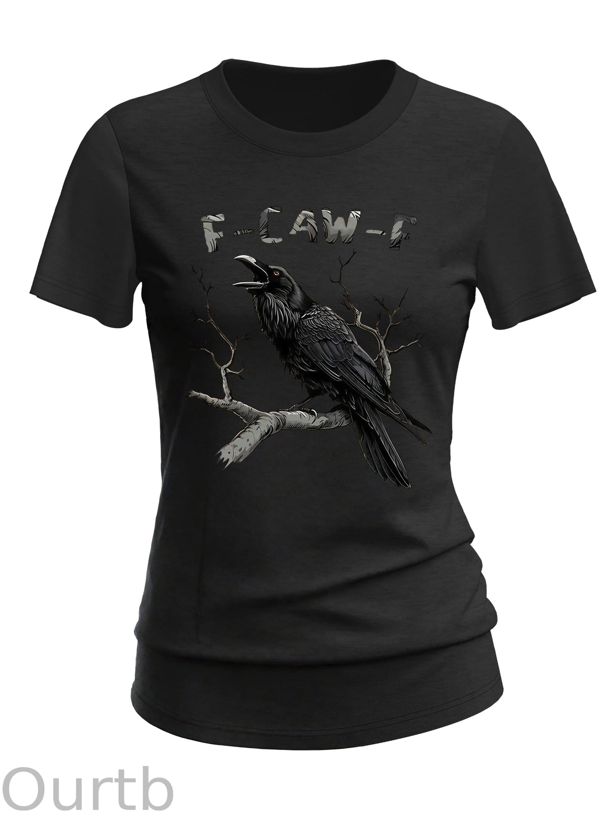 Women's F-Caw-F Crow Cotton Blend T-Shirt