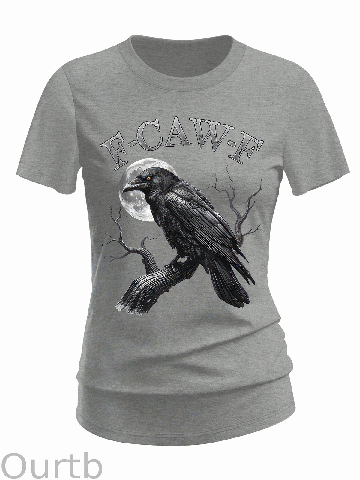 F-Caw-F Crow Cotton Blend T-Shirt