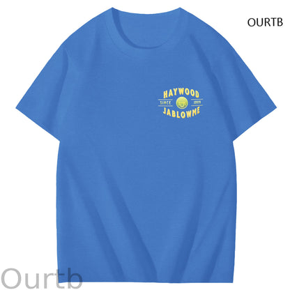 Haywood Since 1869 Jablowme Timber Co Art Pattern Print T-Shirt